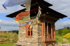 Bhutan-Tempel im Schlosspark Dennenlohe