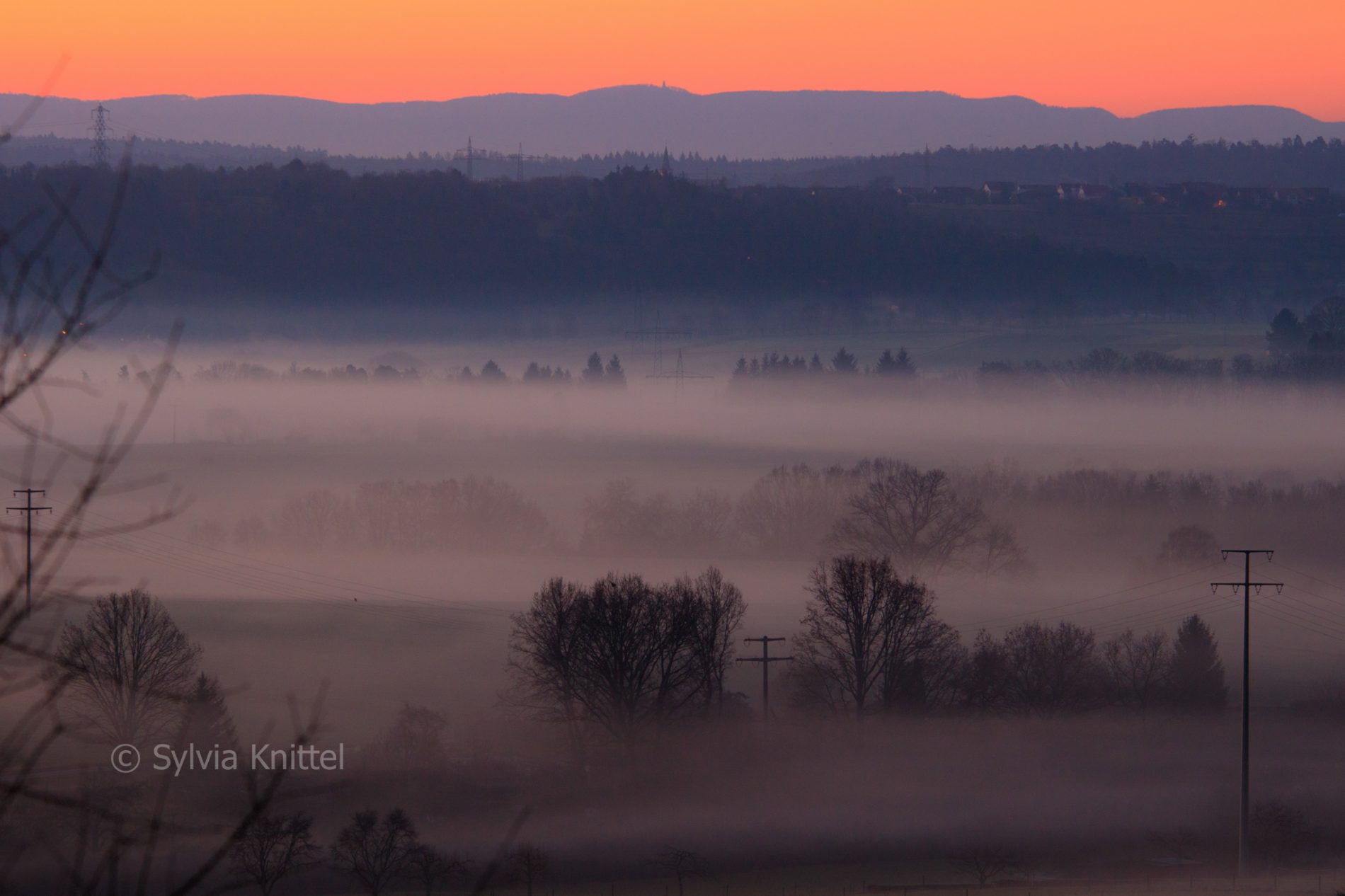 Sonnenaufgang, Rauher Kapf, Böblingen, Weihnachten