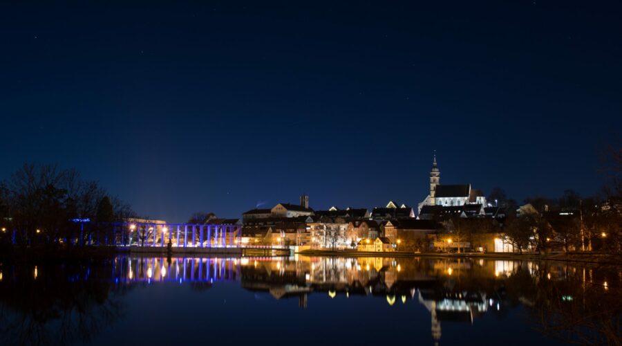 Böblingen, See, Nacht