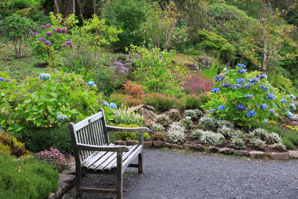 Photo: Dunvegan: Ein Garten auf der Isle of Skye