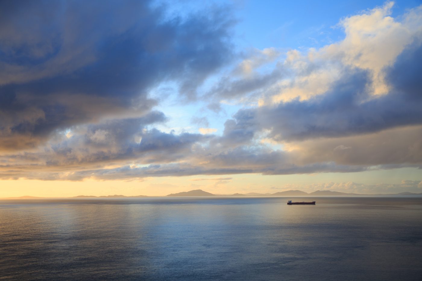 Isle of Skye, Schottland, Sonnenuntergang am Meer
