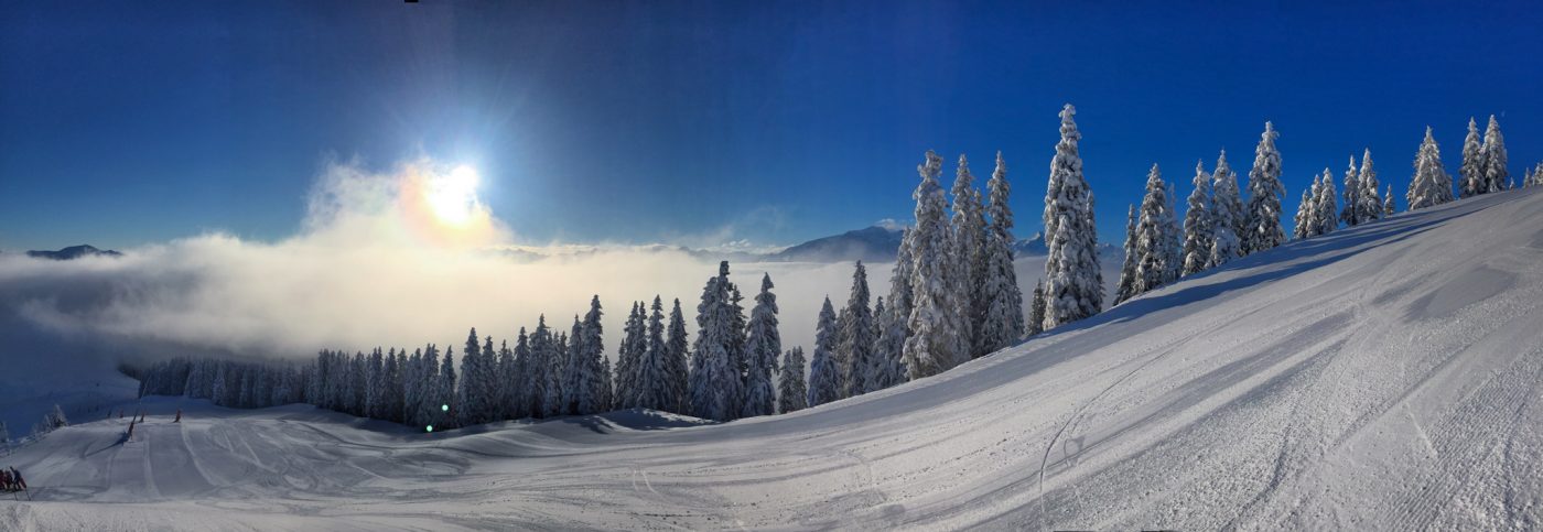 Zell am See Panorama Piste Schnee