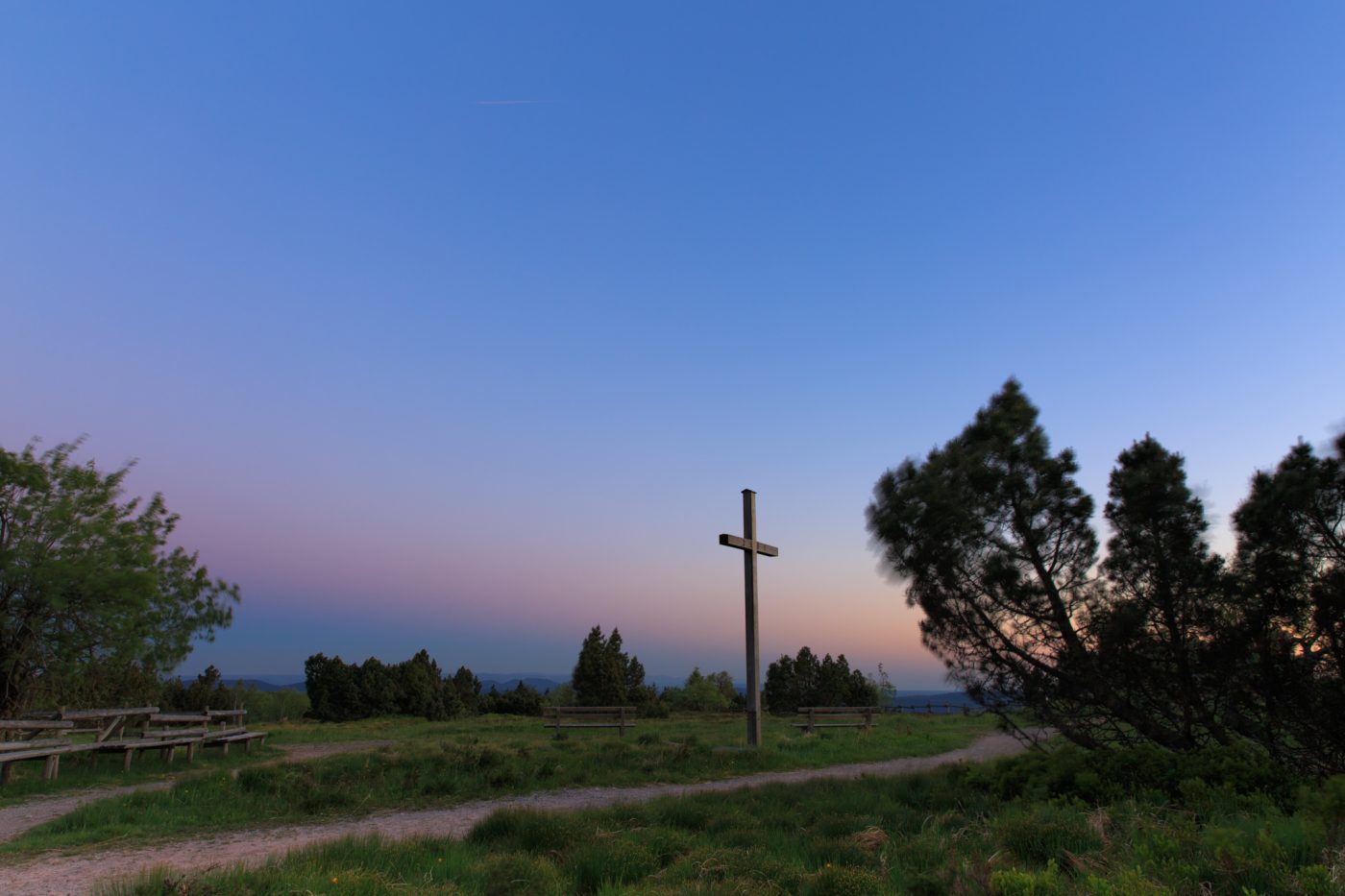 Abenddämmerung auf dem Schliffkopf, Schwarzwald