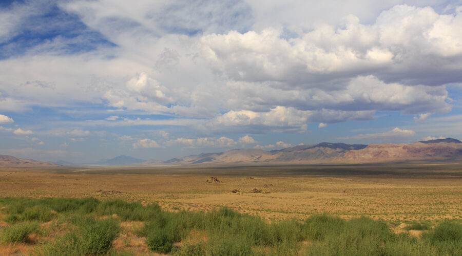 Auf dem Weg nach Gerlach: Winnemucca Lake, Nevada, Wüste