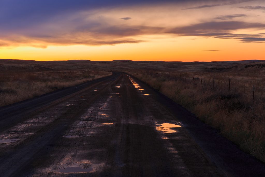 Photo: Schnee und Strecke