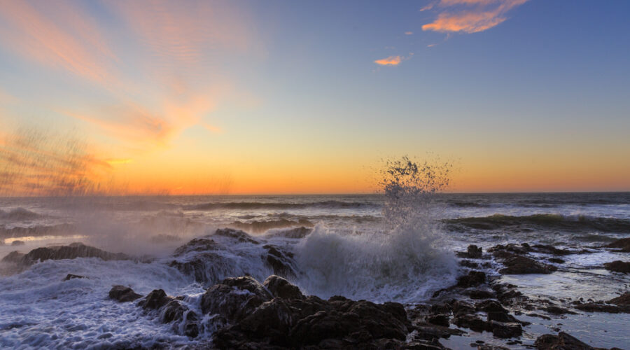 Photo: Wasserspeier und Meerfontänen: Cape Perpetua