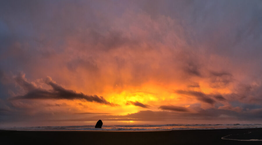 Sonnenuntergang Oregon Coast