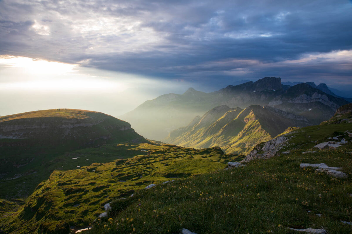 Photo: Ein Tag in den Alpen - Die Churfirsten