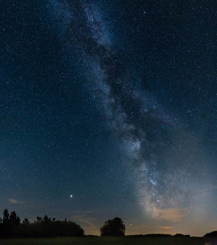 Bild: Milchstraße und Meteoriten auf der Schwäbischen Alb fotografieren Photo: Milchstraße und Meteoriten auf der Schwäbischen Alb fotografieren