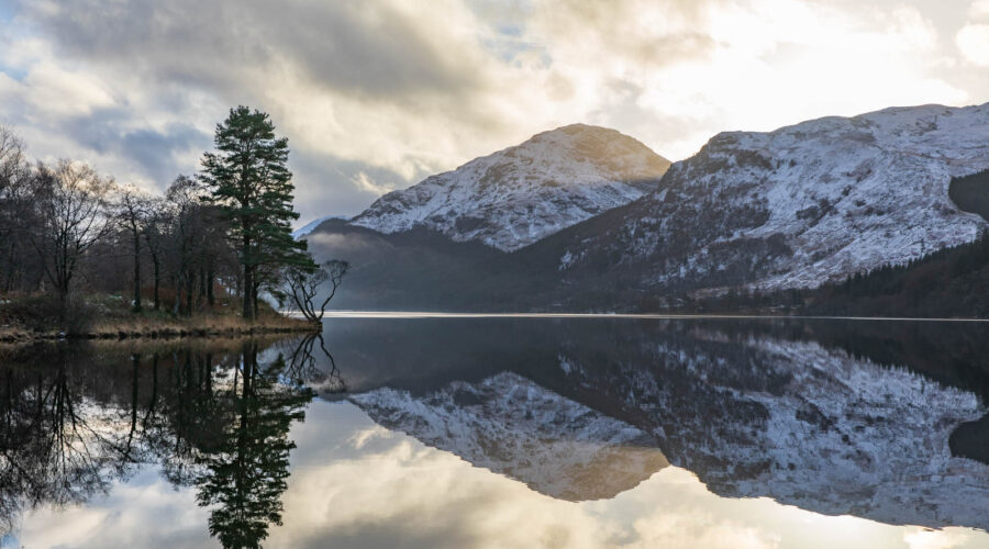 Spiegelung am Loch Eck, Schottland