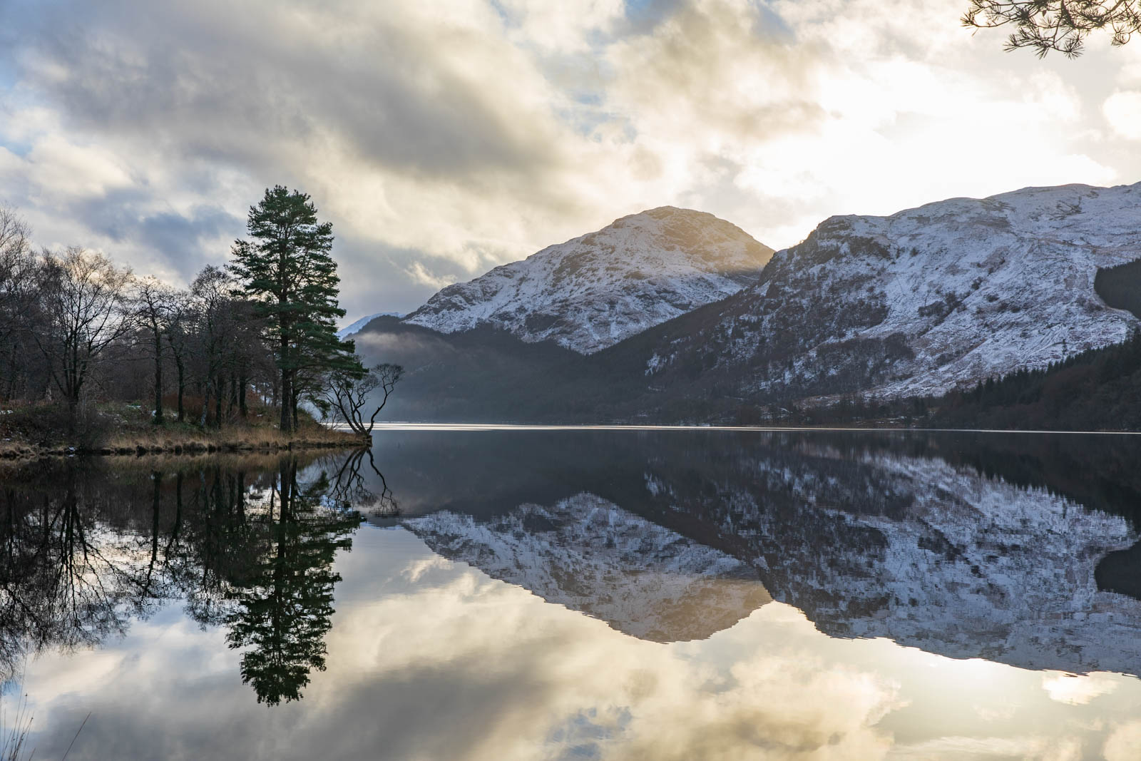 Spiegelung am Loch Eck, Schottland