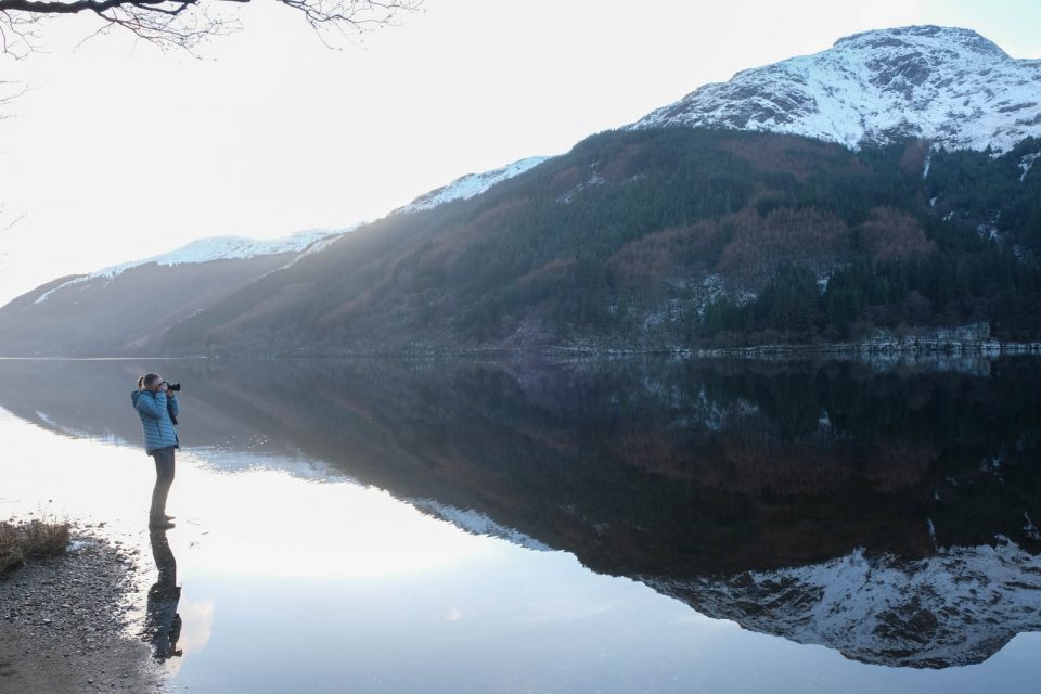 Sylvia Knittel, Loch Eck, Schottland