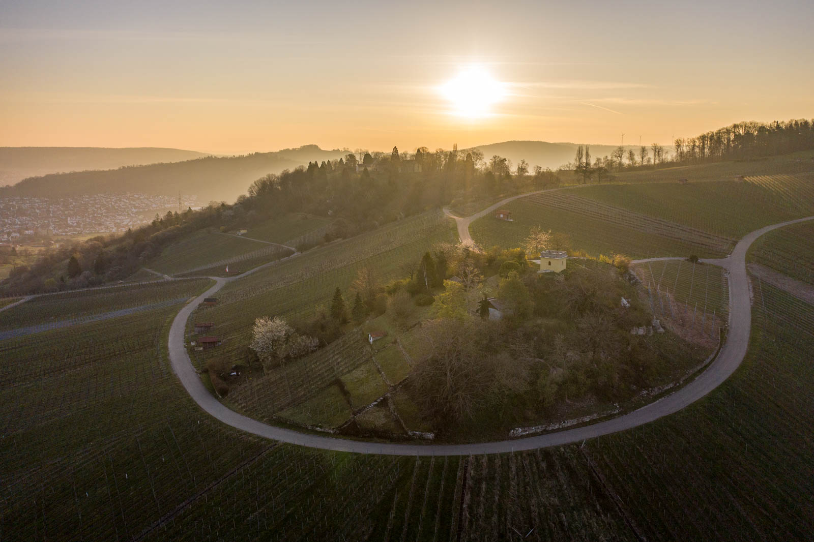 Remstal, Drohne, Weinberge