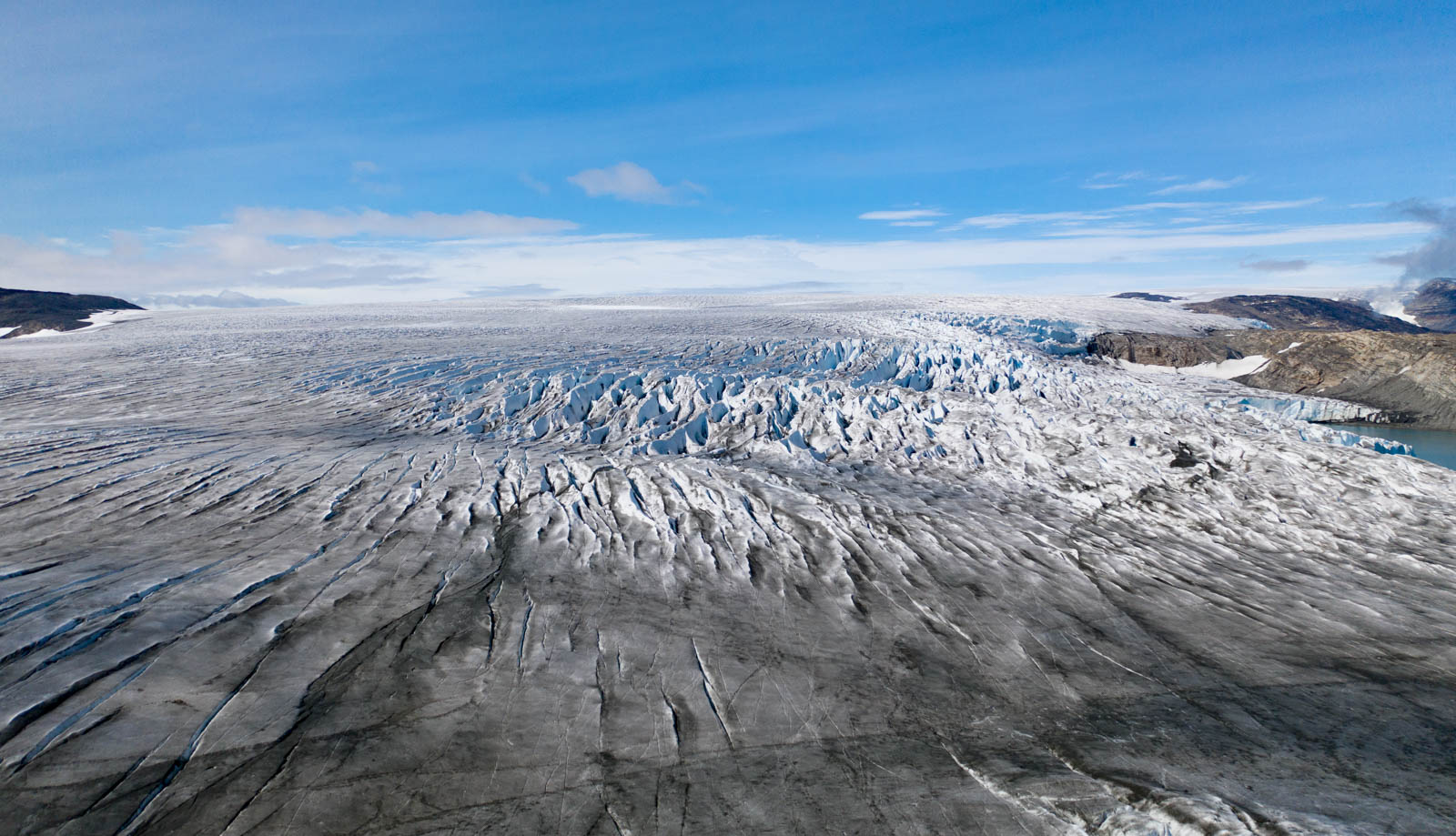 Ostgrönland, Grönland, Gletscher, Drohne, Mavic 2 Pro, Panorama, Icecap