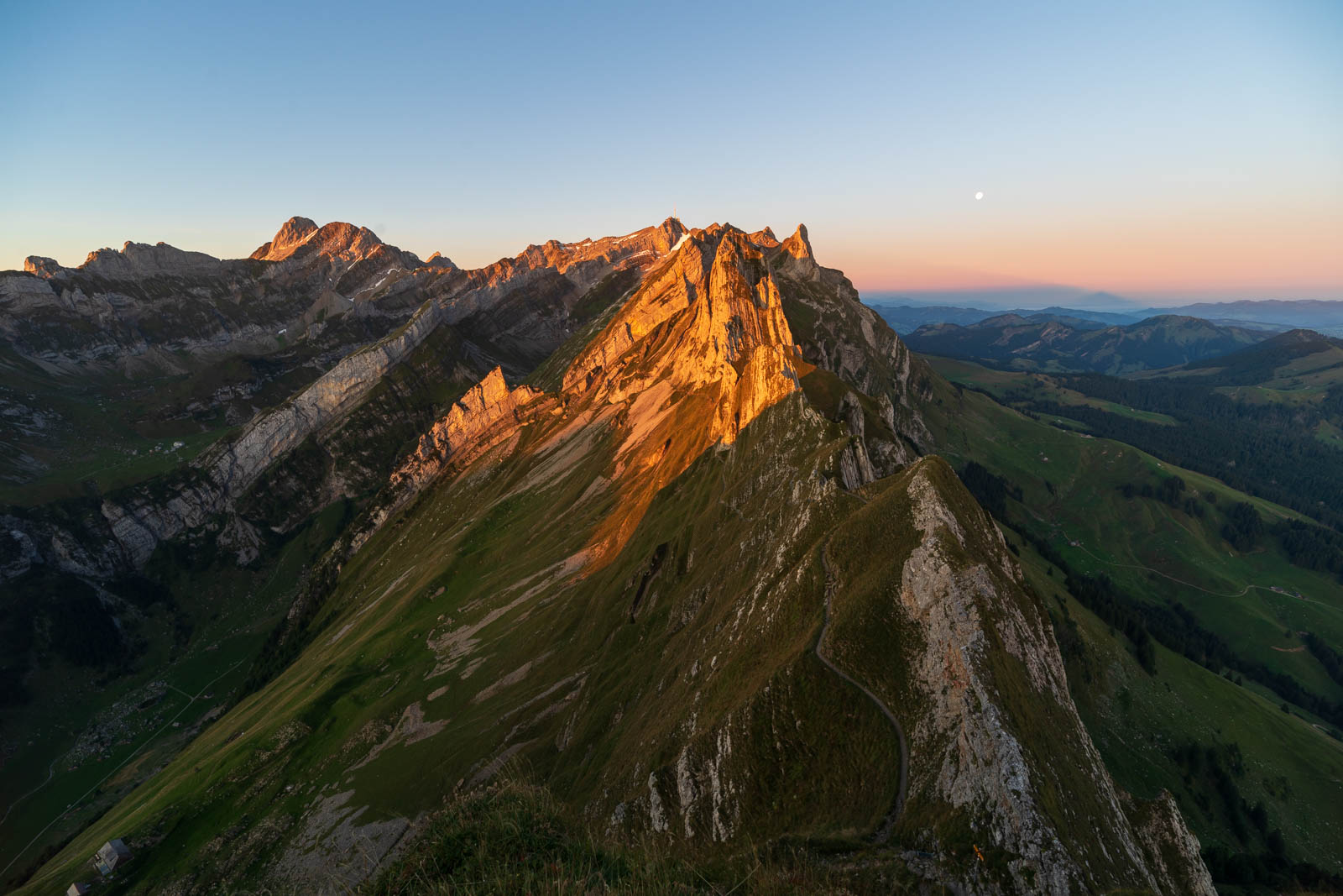 Säntis, Morgenlicht