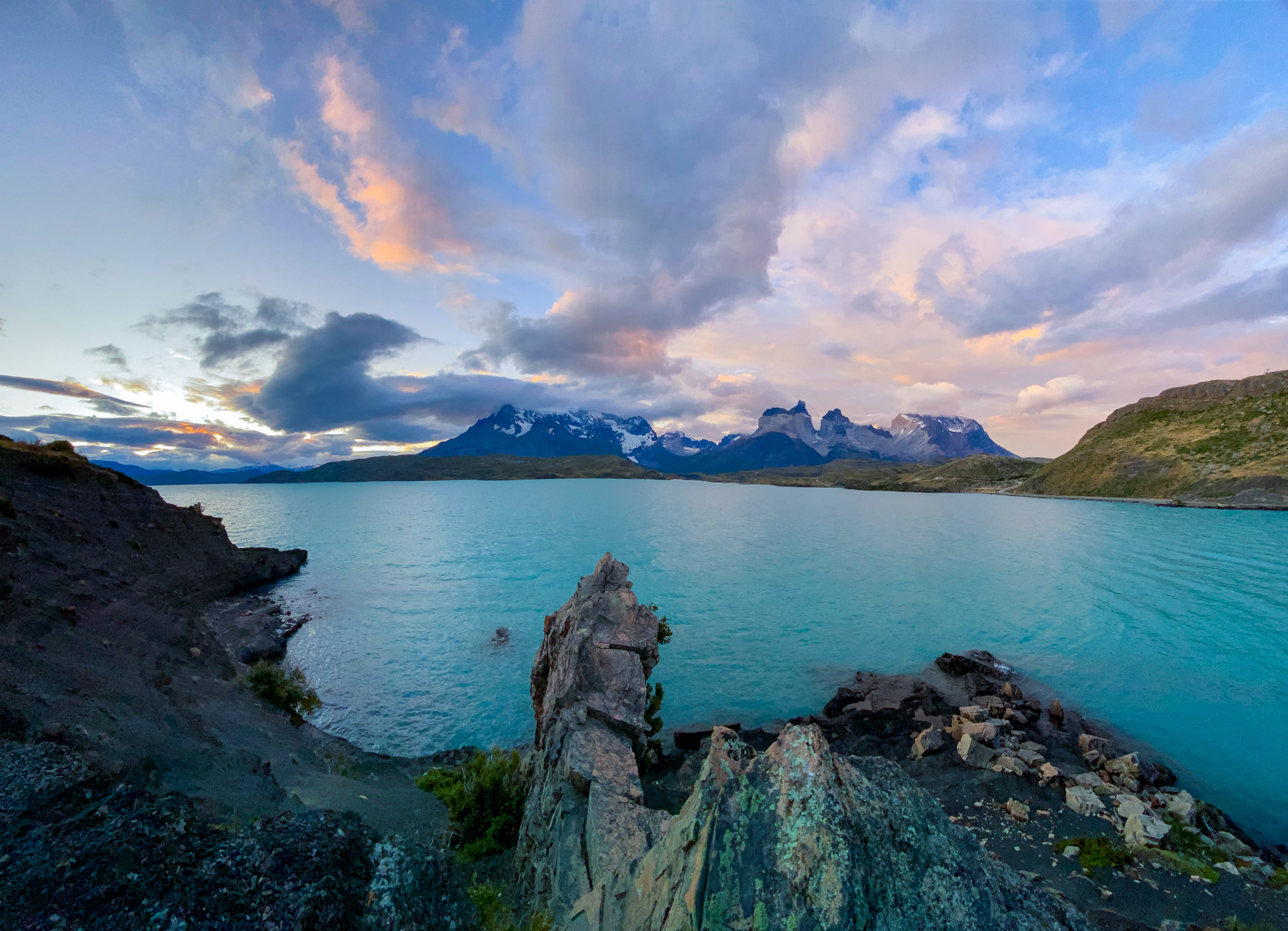 Photo: Abendstimmung am Lago Pehoe