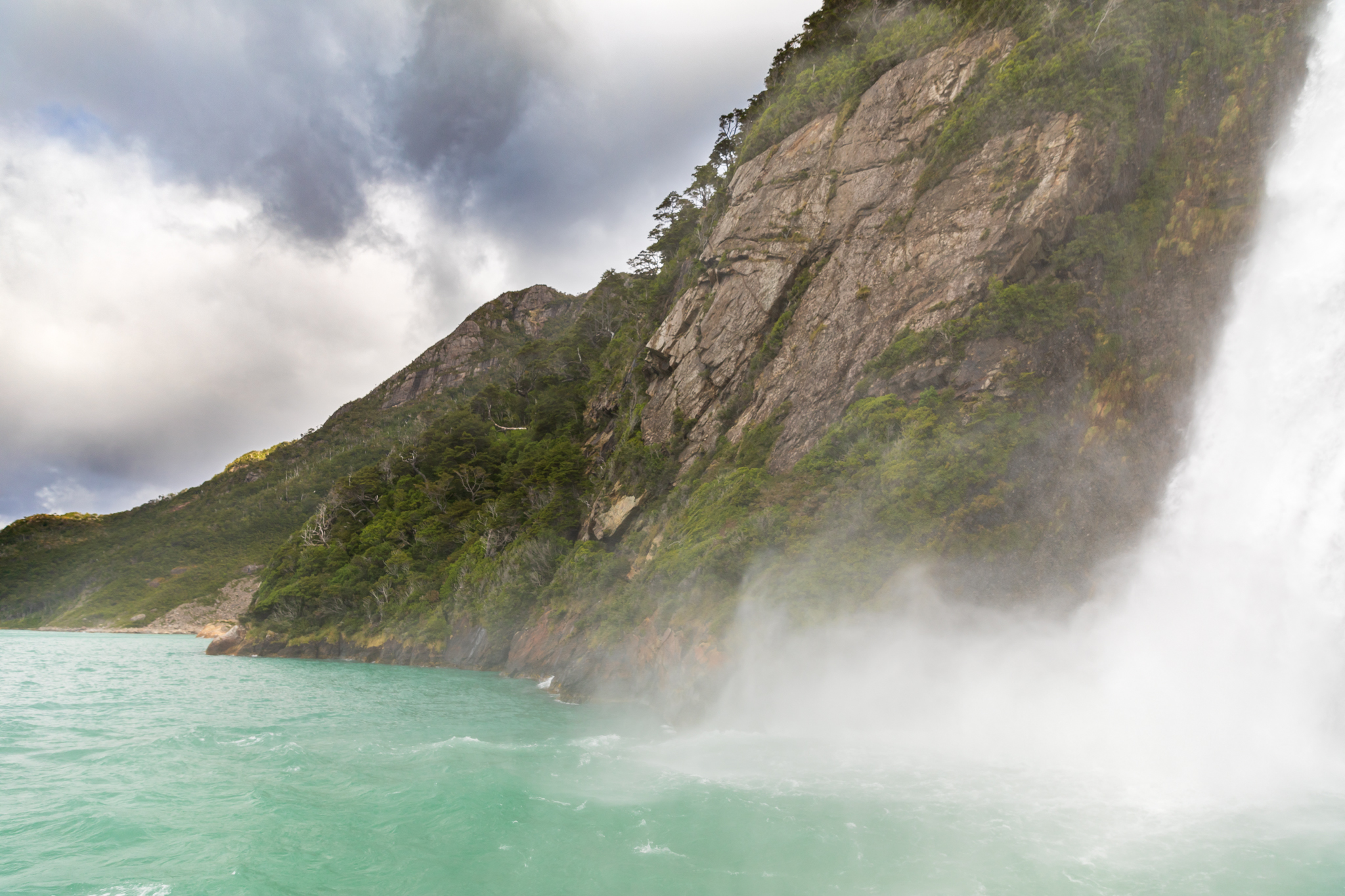 Wasserfall, Chile, Patagonien,