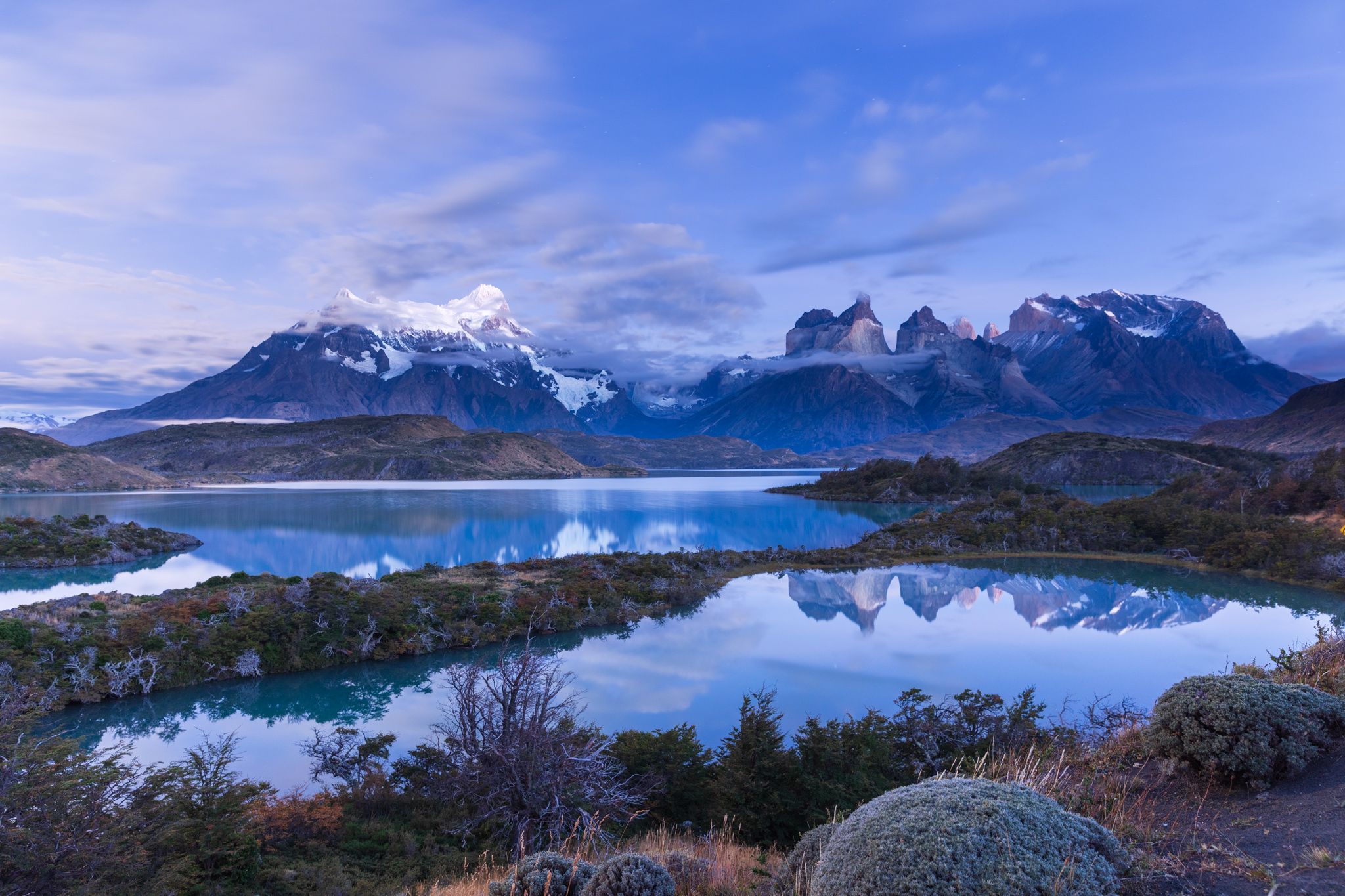 Chile, Patagonien, Torres del Paine, Sonnenaufgang